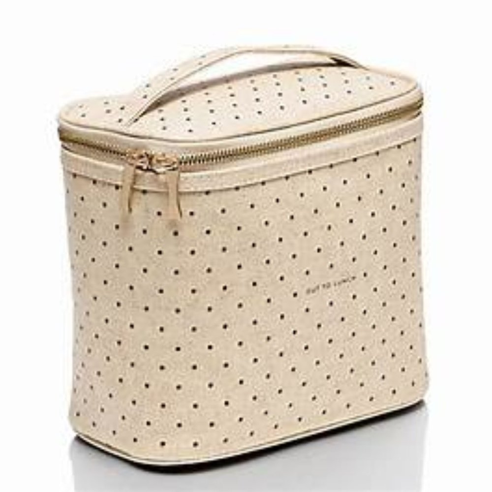 KATE SPADE Cream Polka Dot Out to LUNCH tote